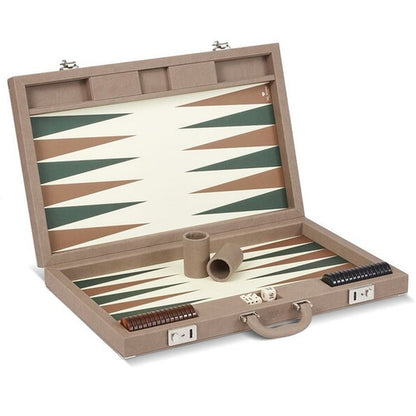 Backgammon Beige Deluxe