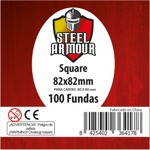 Fundas Steel Armour SQUARE 80x80 mm 100 unidades