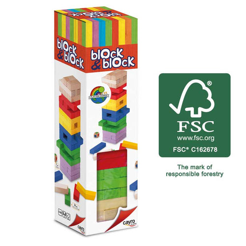 Jenga  colores Block & Block