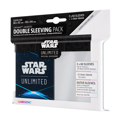 Star Wars: Unlimited Art Sleeves Double Space Blue