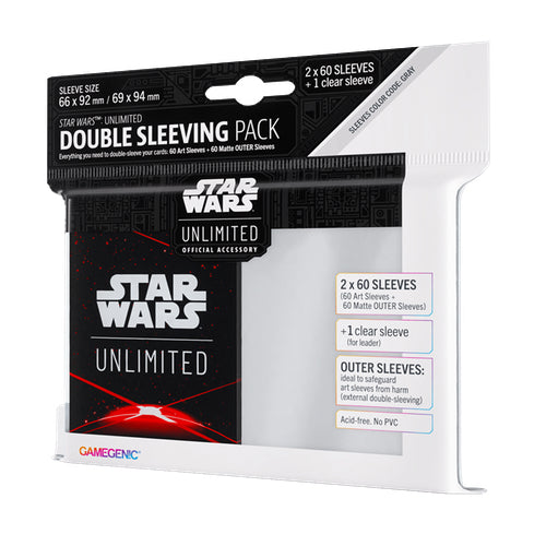 Star Wars: Unlimited Art Sleeves Double Space Red