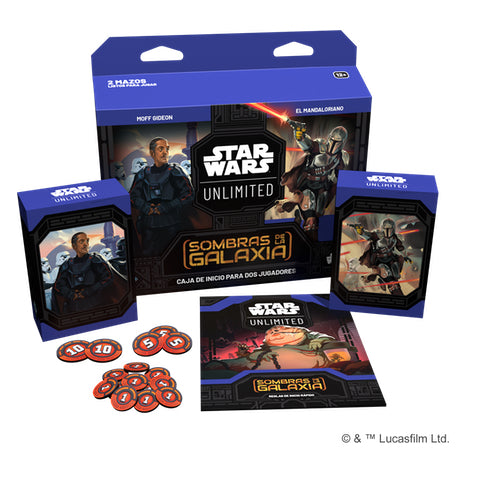 Star Wars Unlimited: Sombras de la Galaxia (Caja de Inicio).